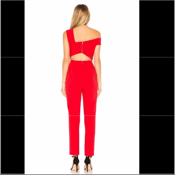 BCBGMAXAZRIA One-Shoulder Jumpsuit - Picture 2 of 5